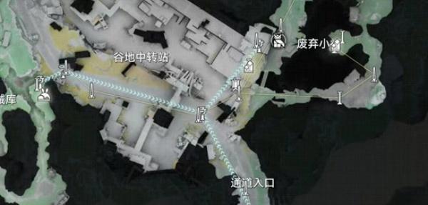 明日方舟终末地四号谷地滑索点位在哪里