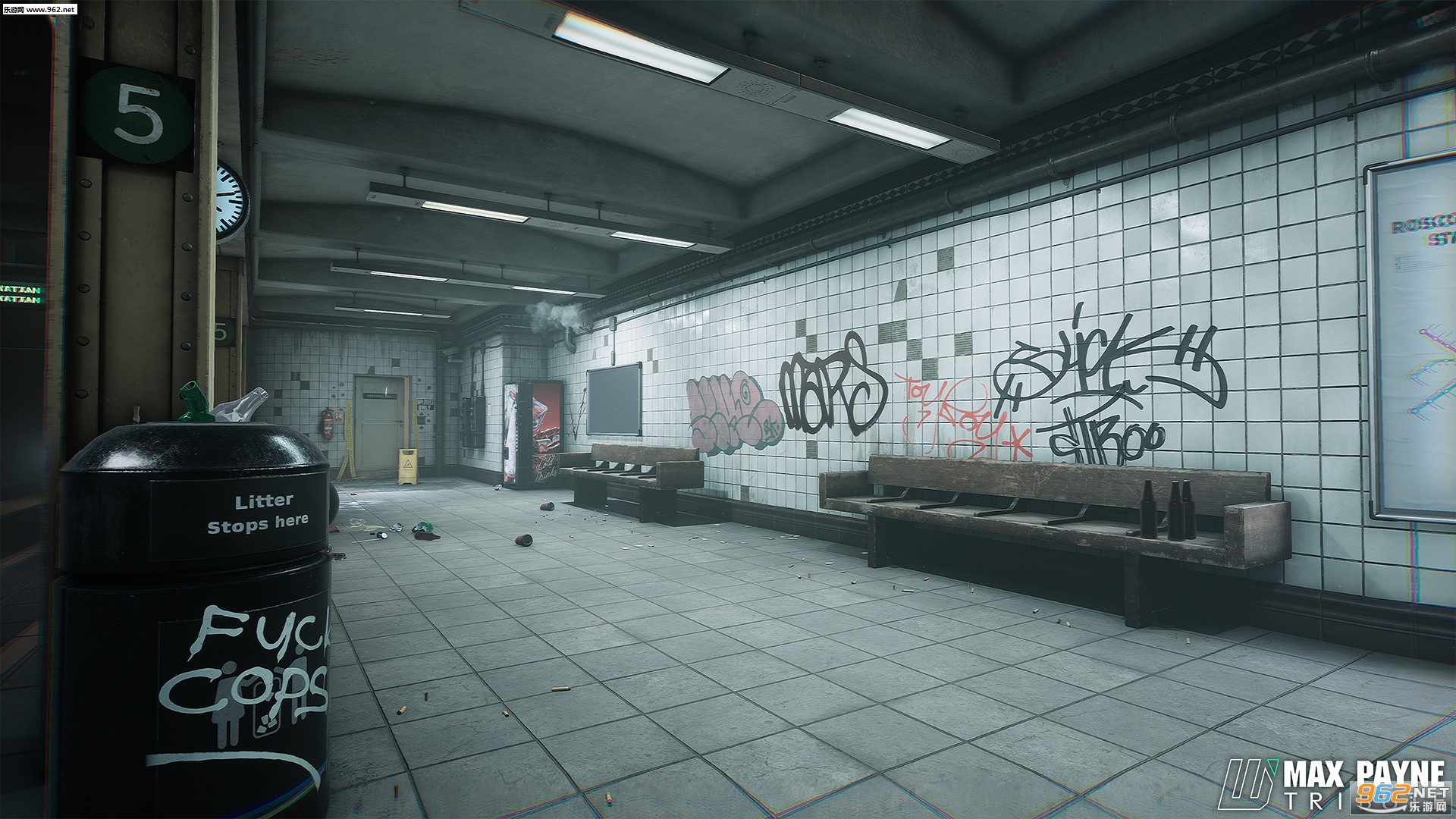 《马克思佩恩》虚幻4重制版截图曝光 地铁站过于真实