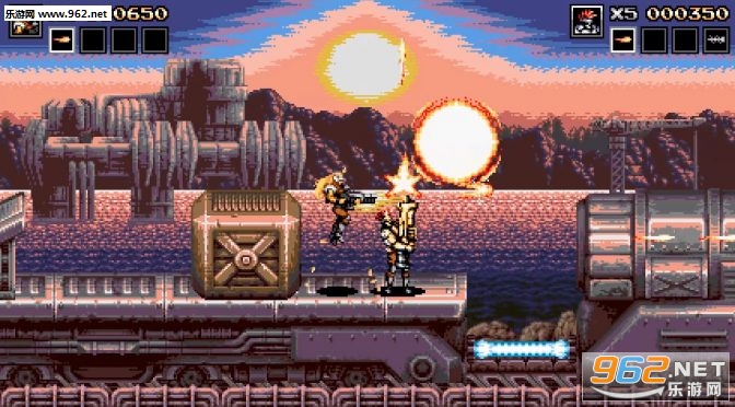 魂斗罗类动作射击游戏《炽热合金》实机演示视频