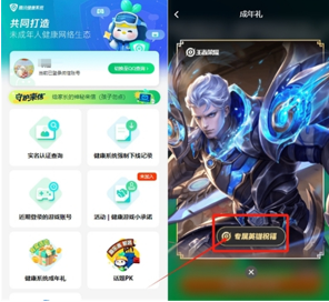 王者荣耀成年礼包在哪里领取 王者荣耀成年礼包有什么皮肤