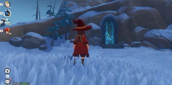 洛克王国世界星霜崖地怎么跑图