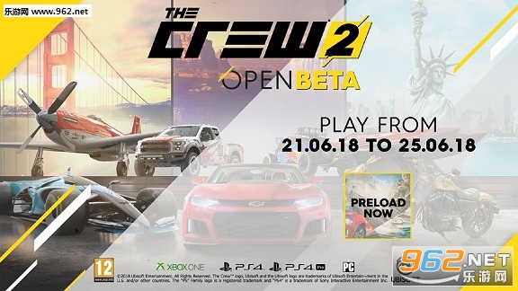 《飙酷车神2》新预告片放出 下旬公测 月底发售